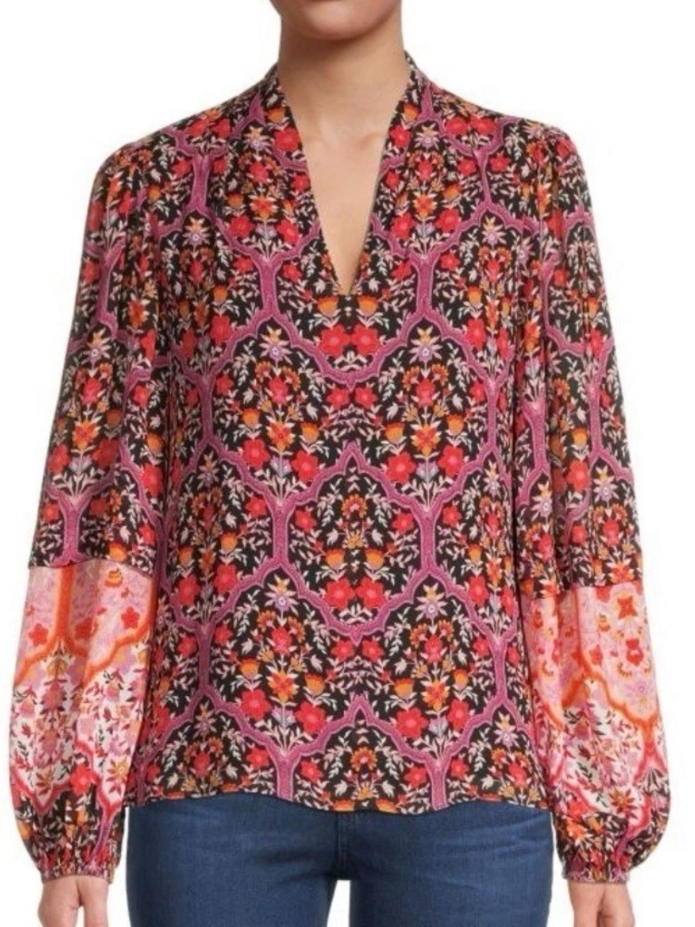 Kobi Halperin Azalea Blouse Size Medium in EUC